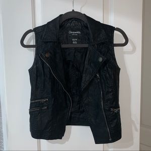Aeropostale Leather Vest